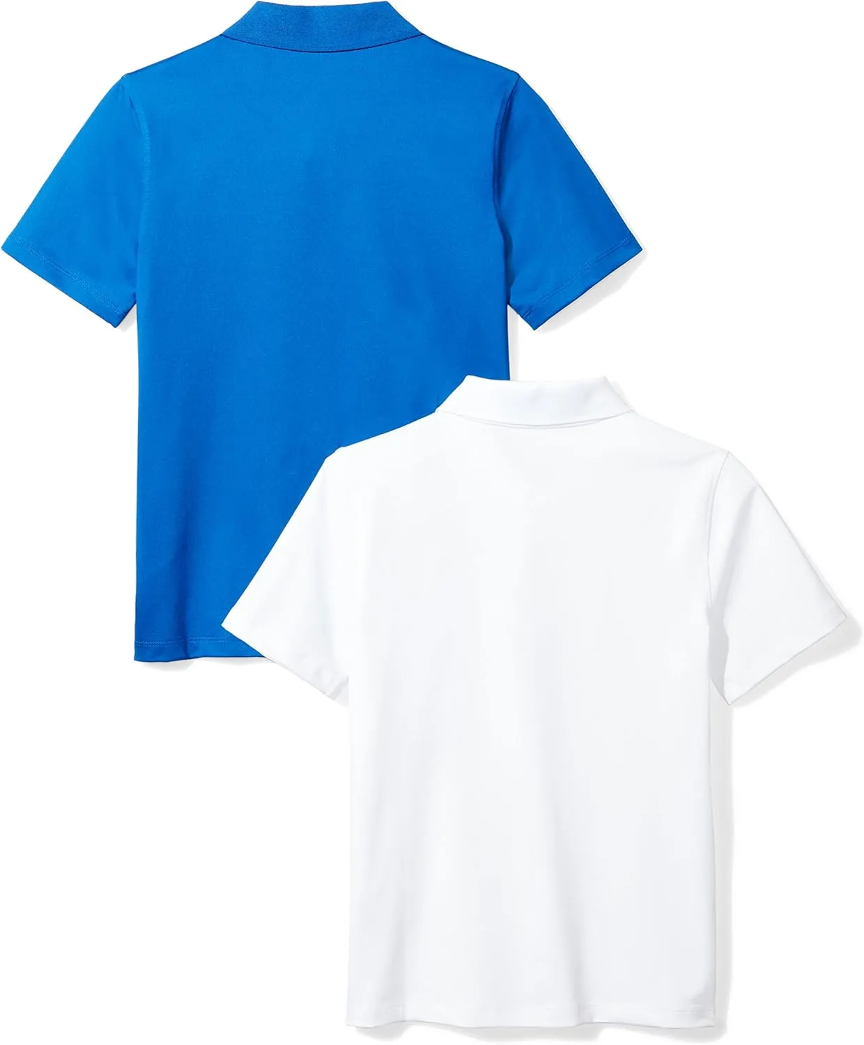 Amazon Essentials Boys and Toddlers' Active Performance Polo Shirts, Pack of 2