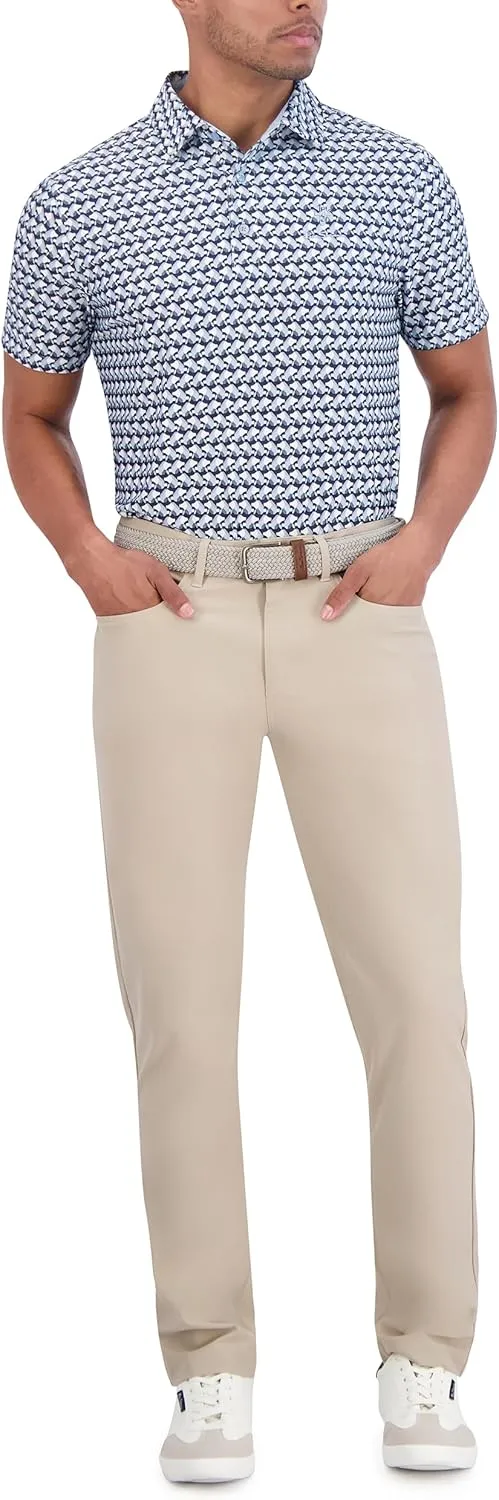 Ben Sherman Men's Performance Extra Soft Polo Golf Shirts Stretch, Moisture-Wicking, Odor Resistant