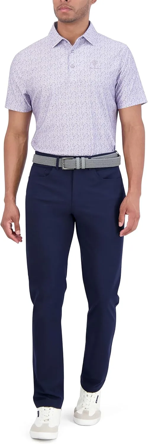 Ben Sherman Men's Performance Extra Soft Polo Golf Shirts Stretch, Moisture-Wicking, Odor Resistant