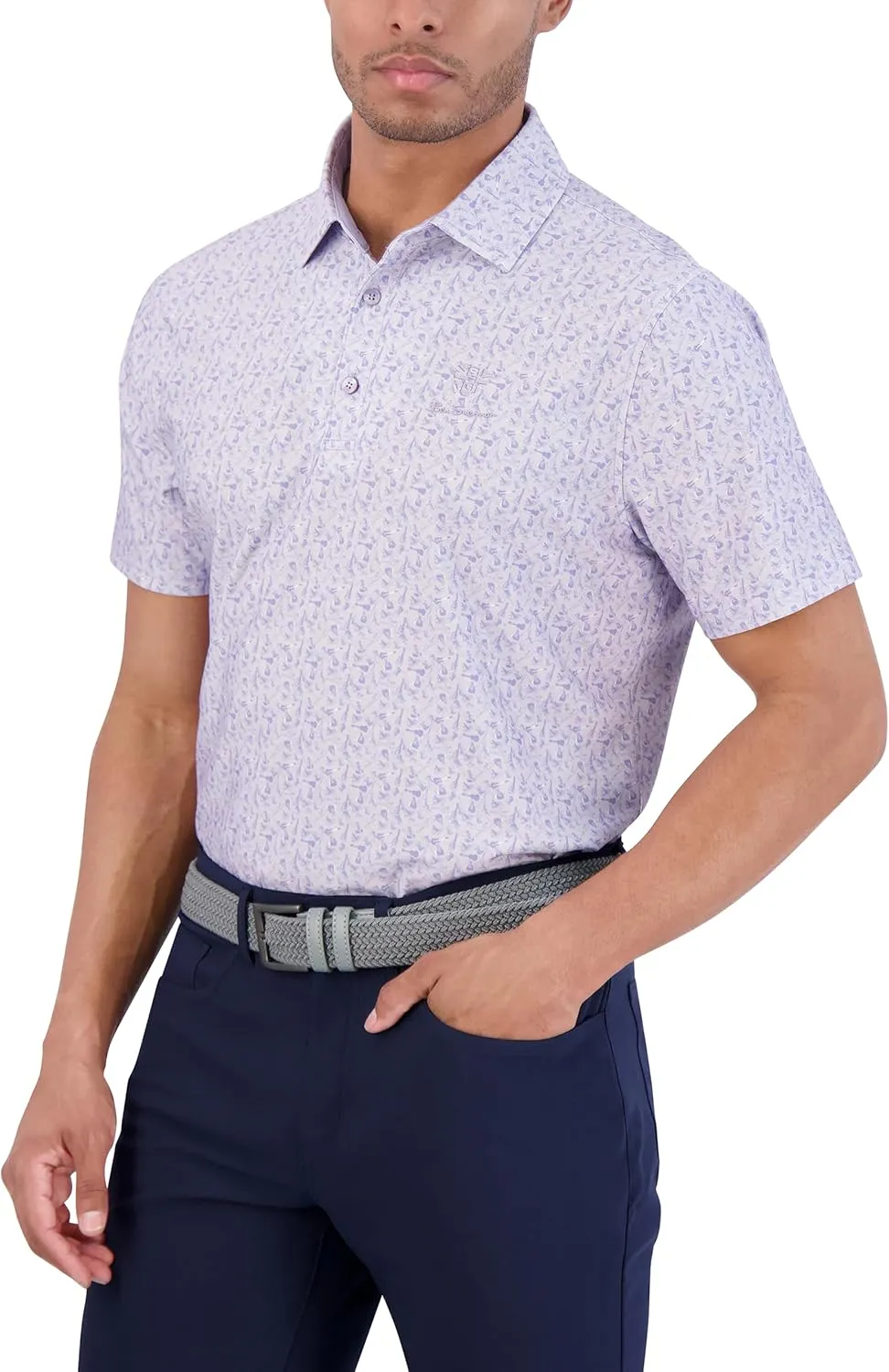 Ben Sherman Men's Performance Extra Soft Polo Golf Shirts Stretch, Moisture-Wicking, Odor Resistant
