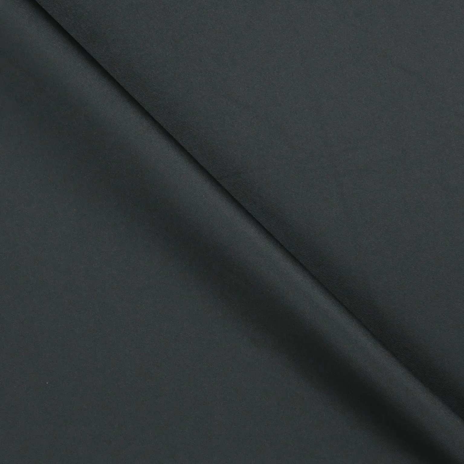 Black Solid Mikado Fabric