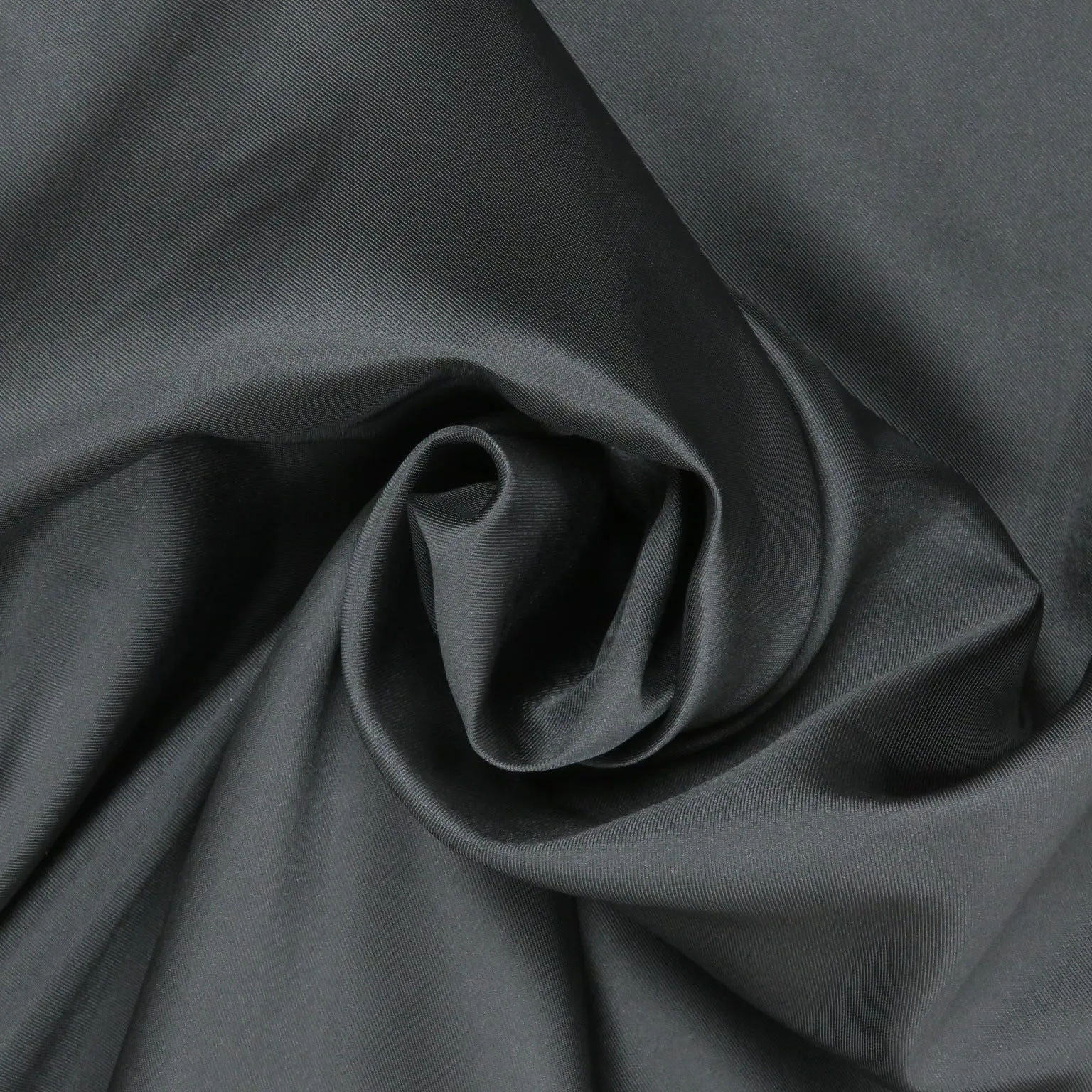 Black Solid Mikado Fabric