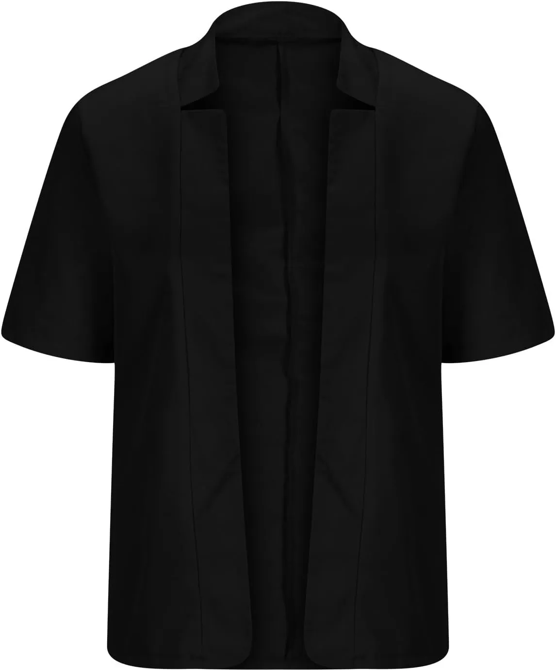 Blazers Jackets for Women 2025 Summer Short Sleeve Business Casual Cardigans Lapel Open Front Work Office Suit Blazer