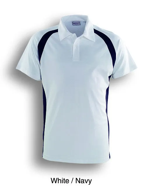 Bocini Kids Team Essentials Short Sleeve Contrast Panel Polo (2nd 5 colors)-(CP0939)