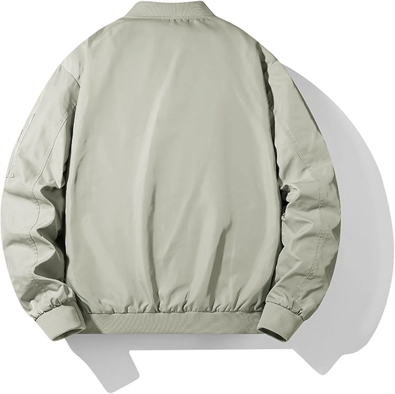 DGHM-JLMY Men's Warm Winter Padded Bomber Jacket Casual Baseball Collar Tactical Coat Outdoor Fall Windbreaker Coats Outwear
