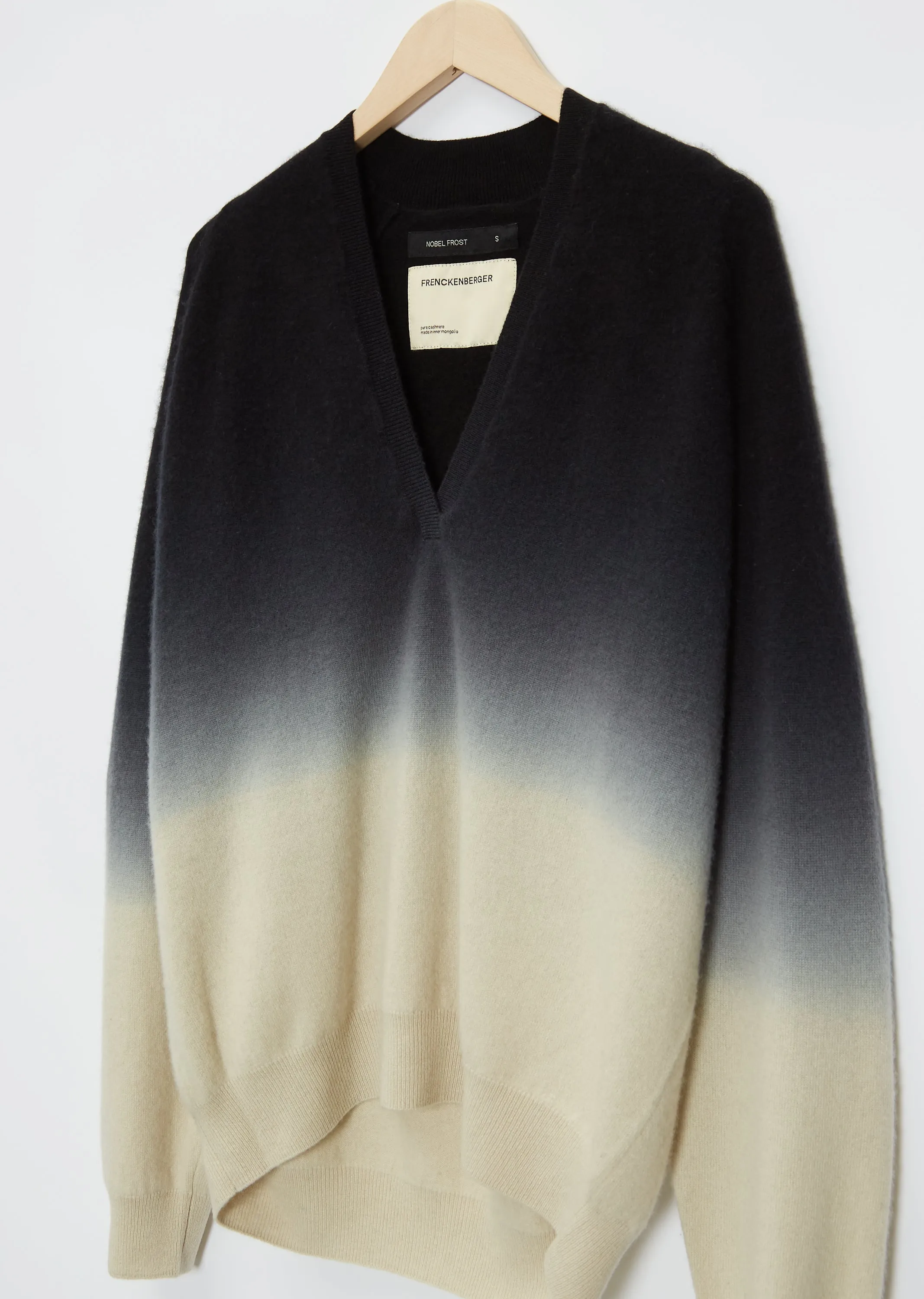 Dip Dye Johnny Deep V Cashmere Sweater