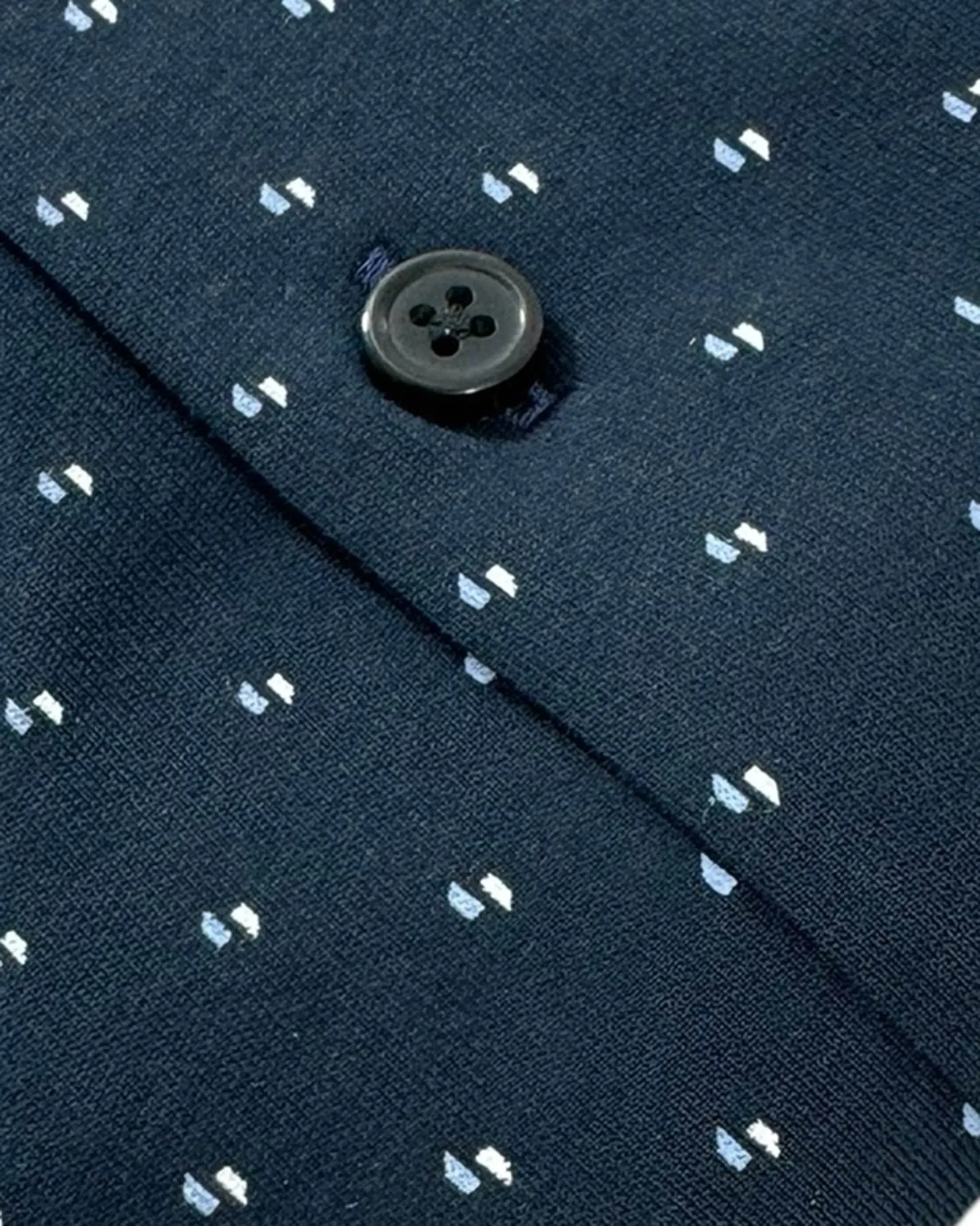 Hugo Boss Shirt Midnight Blue Pattern - Slim Fit S SALE