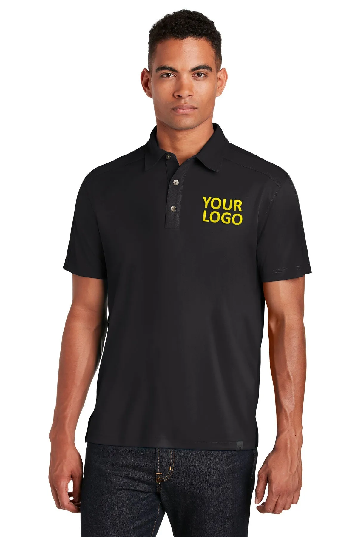 OGIO Hybrid Custom Polos, Blacktop