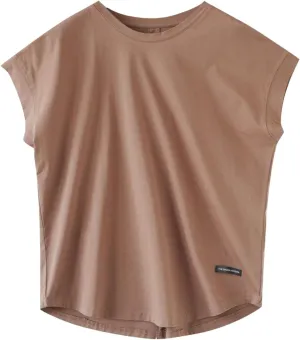 Plus Size Womens Clothing Cap Sleeves Crewneck Back Hollow Out Solid Color T-Shirts Loose Casual Summer Going Out Tees