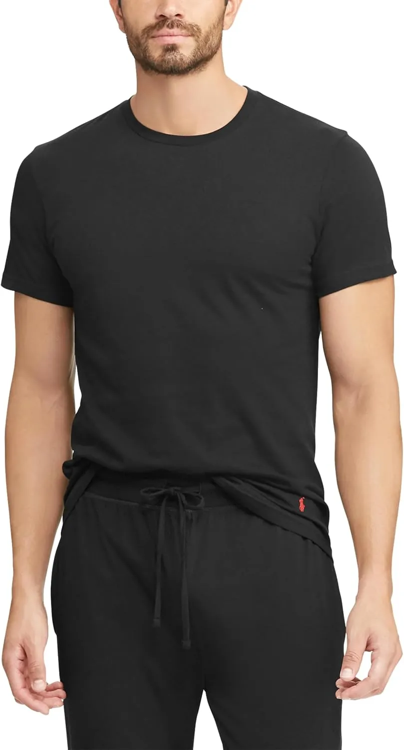 POLO RALPH LAUREN Men's Classic Fit Cotton Crew Undershirts, 3 Pack
