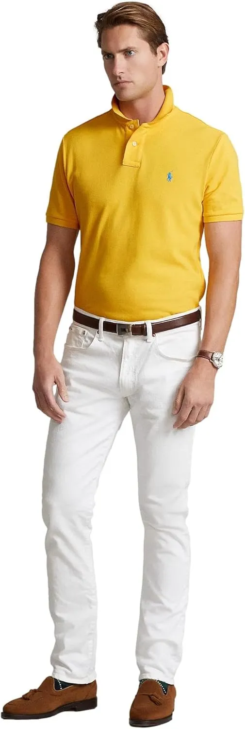 POLO RALPH LAUREN Men's Custom Slim Fit Iconic Mesh Polo