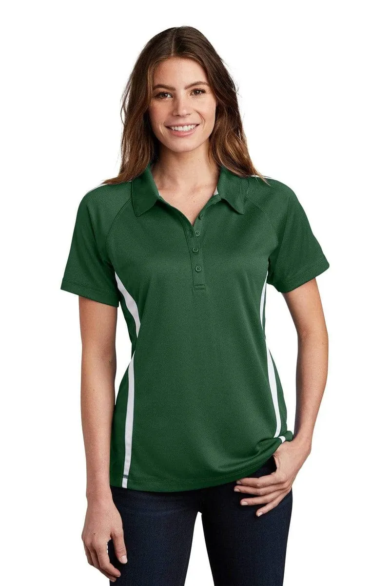 Sport-Tek LST685: Ladies PosiCharge Micro-Mesh Colorblock Polo