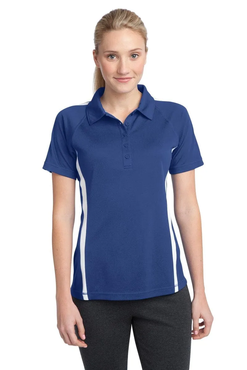 Sport-Tek LST685: Ladies PosiCharge Micro-Mesh Colorblock Polo