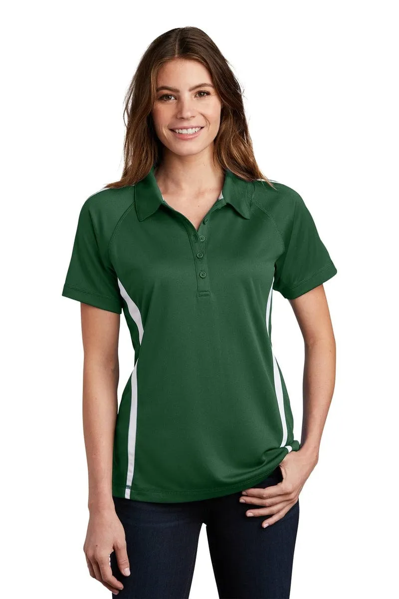 Sport-Tek LST685: Ladies PosiCharge Micro-Mesh Colorblock Polo