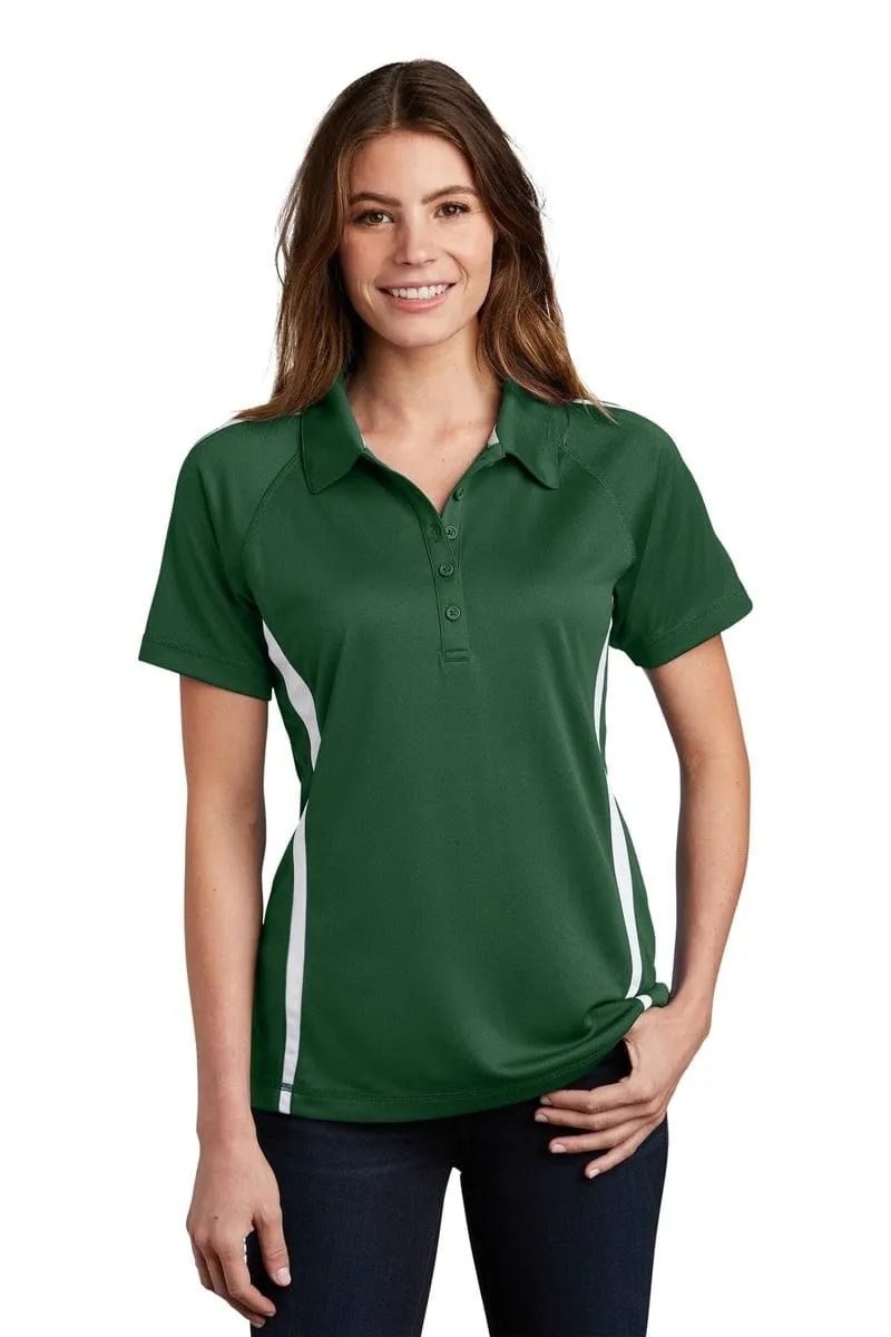 Sport-Tek LST685: Ladies PosiCharge Micro-Mesh Colorblock Polo