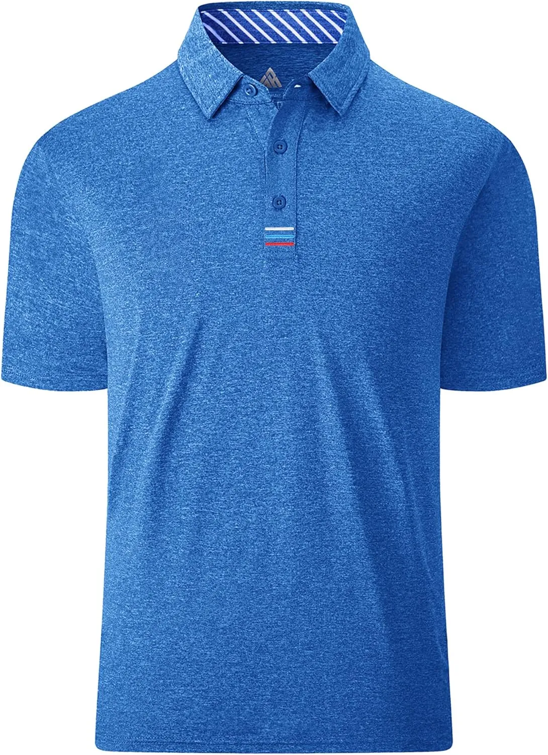 SWISSWELL Golf Polo Shirts for Men Moisture Wicking Performance Short Sleeve Classic Fit Business Casual Shirt