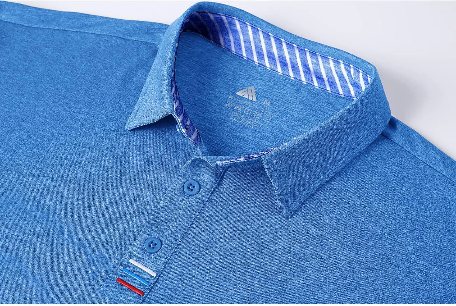 SWISSWELL Golf Polo Shirts for Men Moisture Wicking Performance Short Sleeve Classic Fit Business Casual Shirt