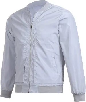 Ymosrh Chamarras para Hombre Jackets Lightweight Water Resistant Spring Fall Zip Up Casual Windbreaker Jackets, M-4XL