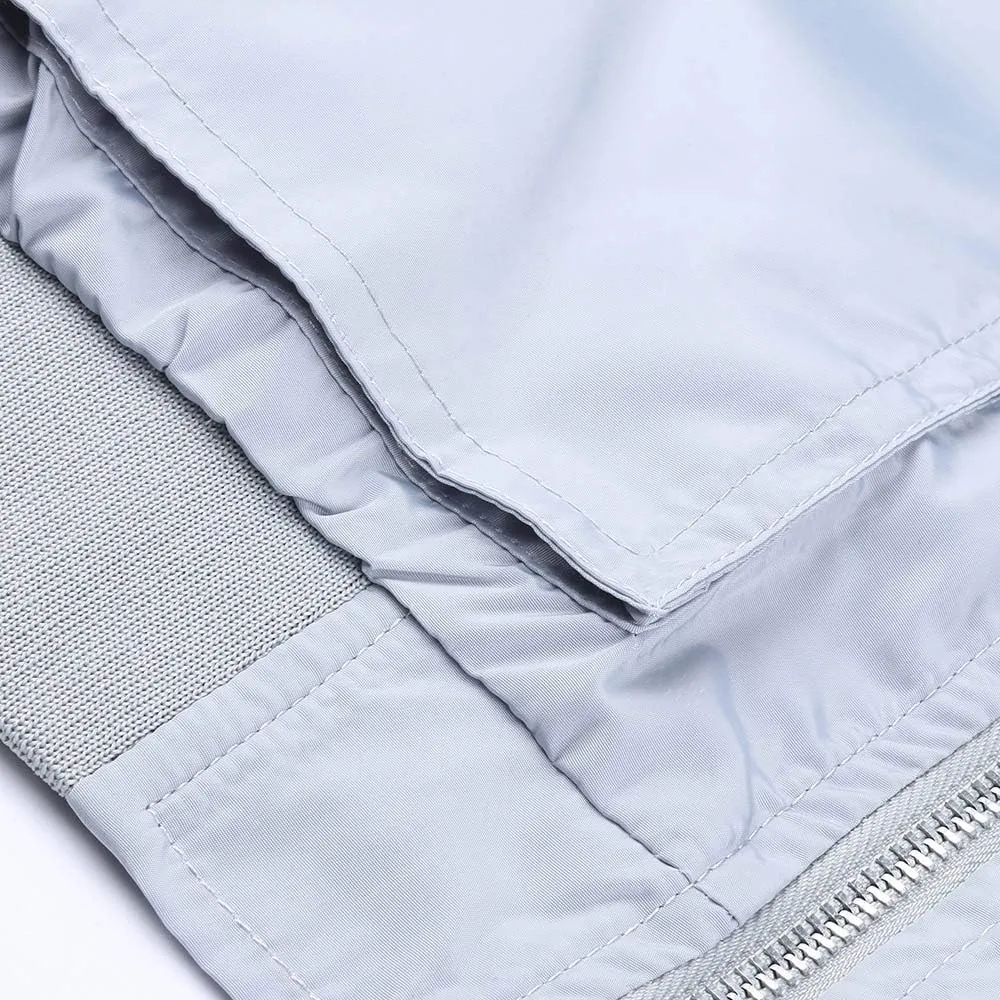 Ymosrh Chamarras para Hombre Jackets Lightweight Water Resistant Spring Fall Zip Up Casual Windbreaker Jackets, M-4XL